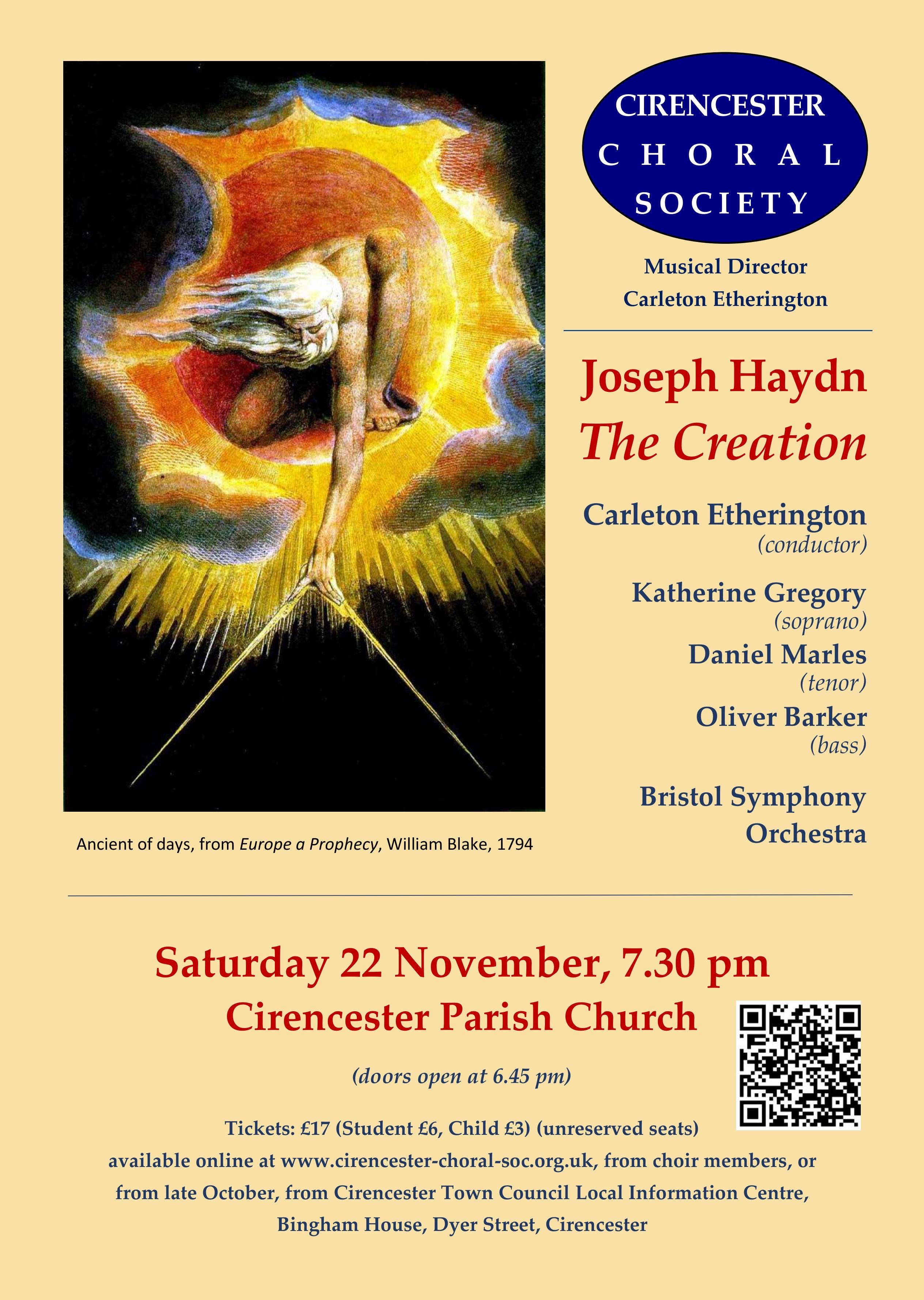 Cirencester Choral Society & BSO - Haydn the Creation